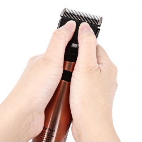 Kemei KM - 7500 Electric Hair Clipper Rechargeable LCD Cordless Adjustable Trimmer Kit (CH