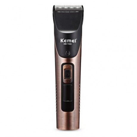 Kemei KM - 7500 Electric Hair Clipper Rechargeable LCD Cordless Adjustable Trimmer Kit (CH