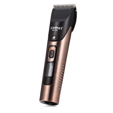 Kemei KM - 7500 Electric Hair Clipper Rechargeable LCD Cordless Adjustable Trimmer Kit (CH