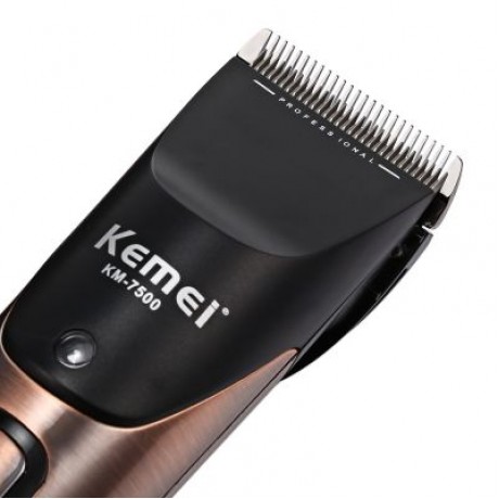 Kemei KM - 7500 Electric Hair Clipper Rechargeable LCD Cordless Adjustable Trimmer Kit (CH