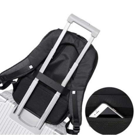 Anti-theft Business Backpack with USB Charging Port (RUST)