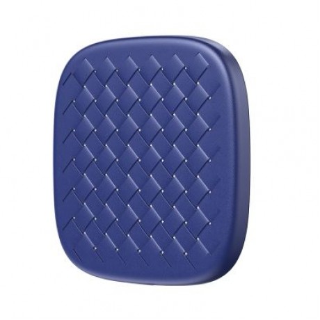 Baseus BSWC - P13 Fast Wireless Charger Woven Leather Charging Pad 10W (BLUE)