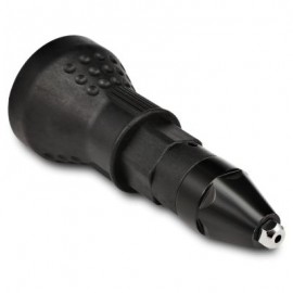 Electric Rivet Gun Cordless Riveting Drill Adapter Insert Nut Tool 2.4 - 4.8mm (BLACK)