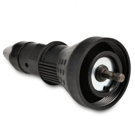 Electric Rivet Gun Cordless Riveting Drill Adapter Insert Nut Tool 2.4 - 4.8mm (BLACK)