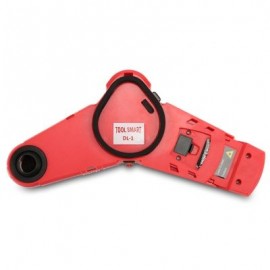 DL - 1 Drill Dust Collector with Laser Level for Picture Hanging (RED)