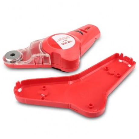DL - 1 Drill Dust Collector with Laser Level for Picture Hanging (RED)