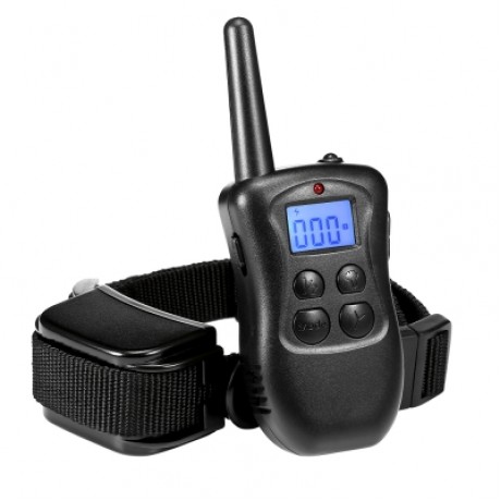 998DA Rechargeable Remote Dog Training Collar 190m Range  (BLACK)