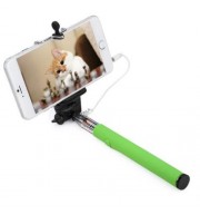 Z07 - 5S 3.5MM USB CABLE CONNECTION EXTENDABLE SELF PORTRAIT SELFIE HANDHOLD STICK MONOPOD