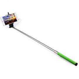 Z07 - 5S 3.5MM USB CABLE CONNECTION EXTENDABLE SELF PORTRAIT SELFIE HANDHOLD STICK MONOPOD