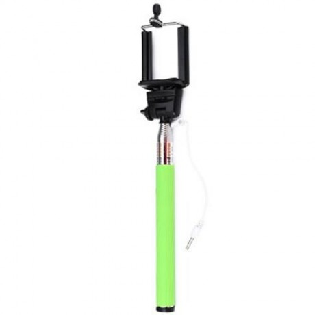Z07 - 5S 3.5MM USB CABLE CONNECTION EXTENDABLE SELF PORTRAIT SELFIE HANDHOLD STICK MONOPOD