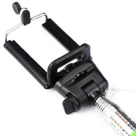 Z07 - 5S 3.5MM USB CABLE CONNECTION EXTENDABLE SELF PORTRAIT SELFIE HANDHOLD STICK MONOPOD