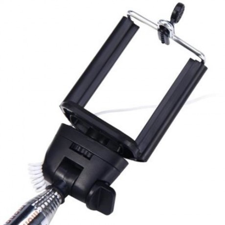Z07 - 5S 3.5MM USB CABLE CONNECTION EXTENDABLE SELF PORTRAIT SELFIE HANDHOLD STICK MONOPOD