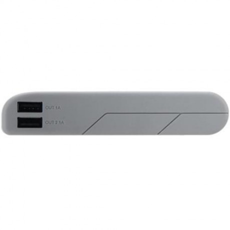 KONFULON 10000MAH DUAL USB OUTPUTS DESIGN PORTABLE MOBILE POWER BANK (WHITE)