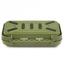 Professional Fishing Tackle Boxing Double Layer 16 Compartments Lure Box (GREEN)