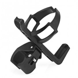 Bicycle Bike Quick Release Adjustable Water Bottle Kettle Cage Holder (BLACK)