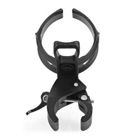 Bicycle Bike Quick Release Adjustable Water Bottle Kettle Cage Holder (BLACK)