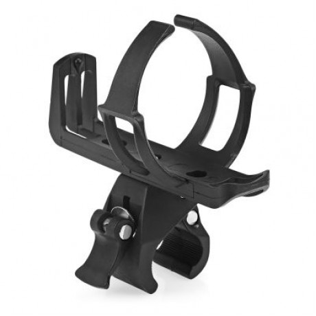 Bicycle Bike Quick Release Adjustable Water Bottle Kettle Cage Holder (BLACK)