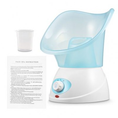FS100 Facial Steamer Hot Mist Sprayer Steaming Machine Beauty Face Skin Care (CRYSTAL BLUE