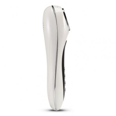 Ultrasonic Electric Vibrating Facial Skin Cold and Heat Ion Beauty Instrument (WHITE)