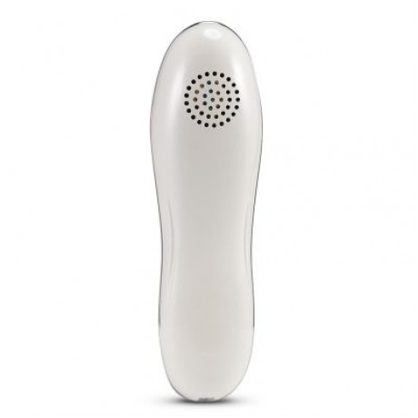 Ultrasonic Electric Vibrating Facial Skin Cold and Heat Ion Beauty Instrument (WHITE)