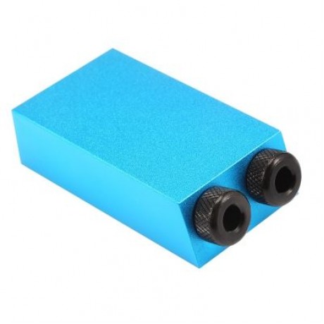 Woodworking Tools 6 / 8 / 10mm Angle Drilling 15 Degree Oblique Hole Locator (BLUE)