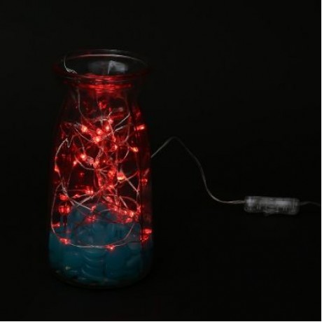 LH - BT - 100RGB 100 LEDs Fairy Copper String Light DIY Shape with App Control (MULTI)