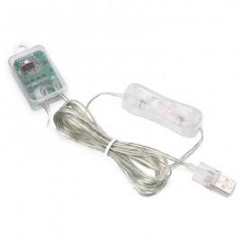 LH - BT - 100RGB 100 LEDs Fairy Copper String Light DIY Shape with App Control (MULTI)