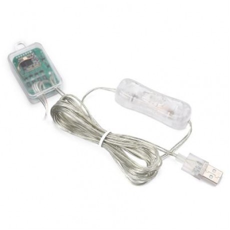 LH - BT - 100RGB 100 LEDs Fairy Copper String Light DIY Shape with App Control (MULTI)