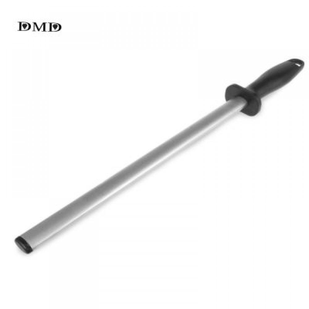 DMD Sharpening Rod Stick Half Round Kitchen Knife Sharpener (BLACK)