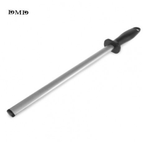 DMD Sharpening Rod Stick Half Round Kitchen Knife Sharpener (BLACK)
