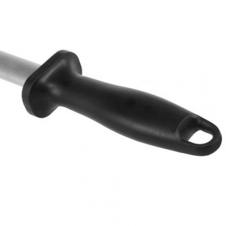 DMD Sharpening Rod Stick Half Round Kitchen Knife Sharpener (BLACK)