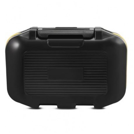 12 Compartments Waterproof Fishing Tackle Storage Box Plastic Fish Lure Bag (BLACK)