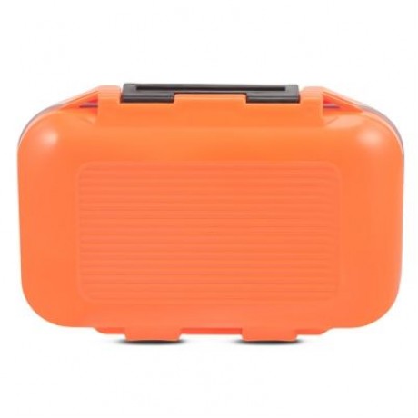 12 Compartments Waterproof Fishing Tackle Storage Box Plastic Fish Lure Bag (ORANGE)