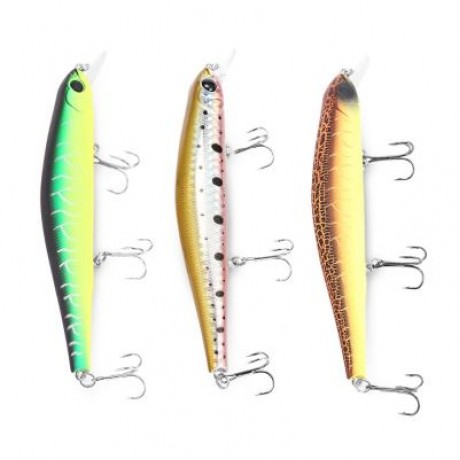 A FISH LURE Artificial Fishing Lure Bait with Sharp Hooks (MULTI-C)