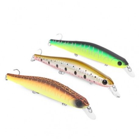A FISH LURE Artificial Fishing Lure Bait with Sharp Hooks (MULTI-C)