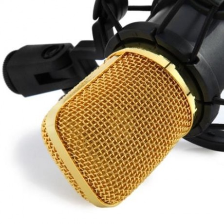 LEIHAO BM - 700 CONDENSER STUDIO SOUND RECORDING MICROPHONE (BLACK)