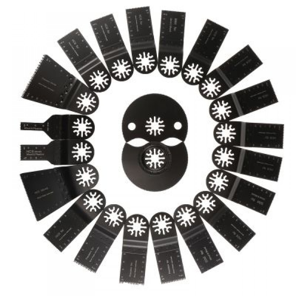 22PCS Electrical Grinding Machine Accessories Saw Blades (BLACK)