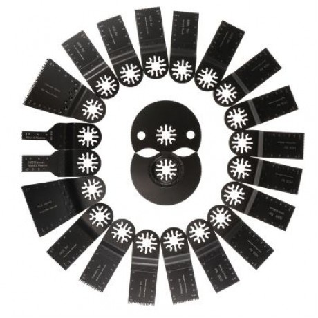 22PCS Electrical Grinding Machine Accessories Saw Blades (BLACK)