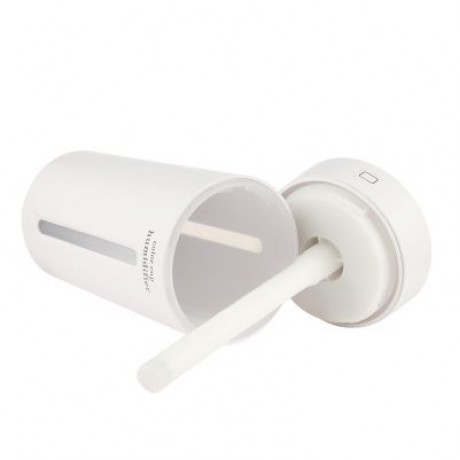 Multicolor Cup Humidifier Electric Portable Air Purifier (WHITE)