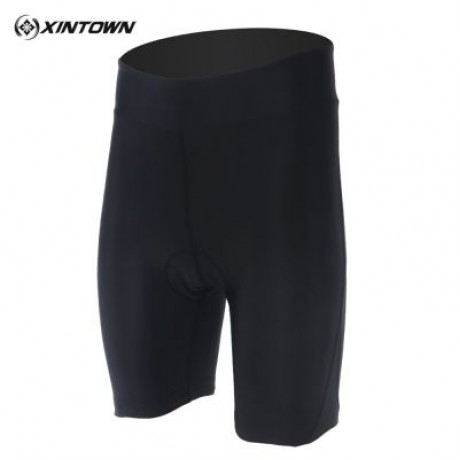 XINTOWN Women Quick-dry Cycling Shorts for Outdoor Sports (BLACK)