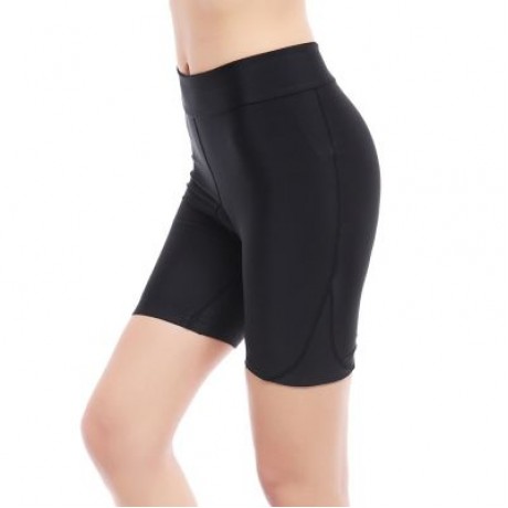 XINTOWN Women Quick-dry Cycling Shorts for Outdoor Sports (BLACK)