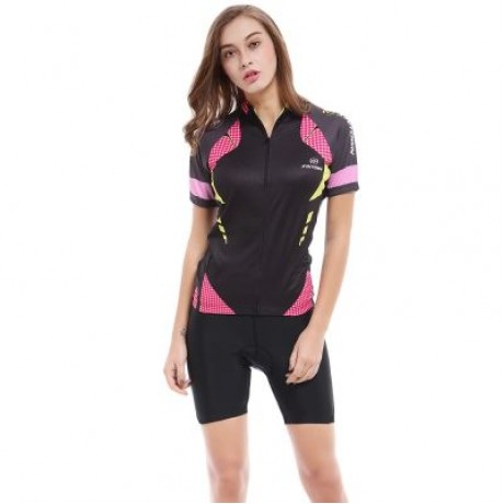 XINTOWN Women Quick-dry Cycling Shorts for Outdoor Sports (BLACK)