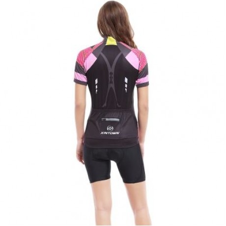 XINTOWN Women Quick-dry Cycling Shorts for Outdoor Sports (BLACK)