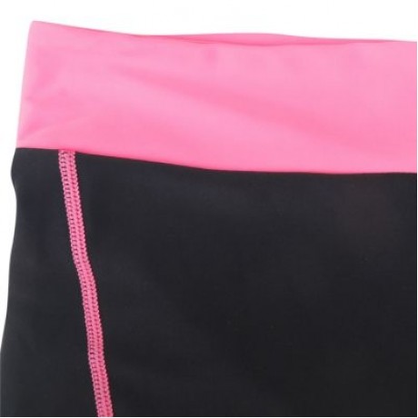 XINTOWN Quick-dry Zipper Cycling Tights Pants with Cushion for Women (CARNATION PINK)