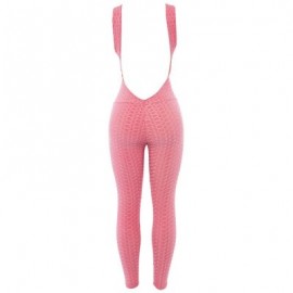 Scoop Neck Sleeveless Backless Bodycon Jumpsuit Women Yoga Clothes  (LIGHT PINK)