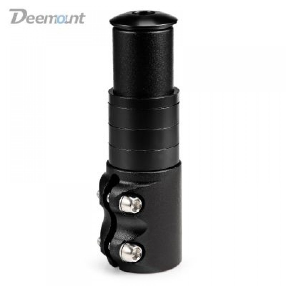 Deemount Bicycle Stem Increased Tube Extend Handlebar Heighten Bike Front Fork (BLACK)