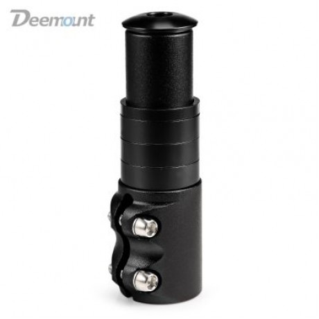 Deemount Bicycle Stem Increased Tube Extend Handlebar Heighten Bike Front Fork (BLACK)
