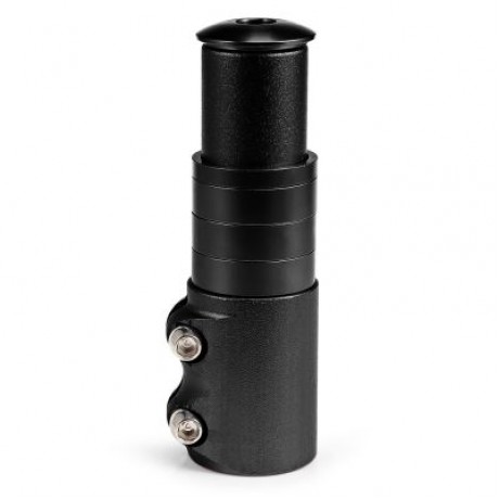 Deemount Bicycle Stem Increased Tube Extend Handlebar Heighten Bike Front Fork (BLACK)