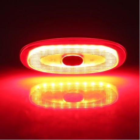 Deemount A1S Bicycle LED Taillight Smart Brake Warning USB Charging for Riding (RED)
