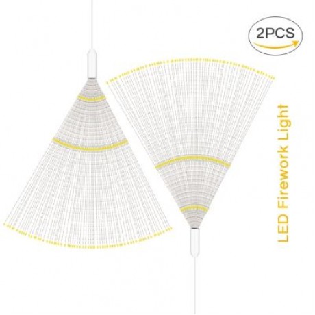 LH - BOM - YHD150WW 150-LED Dimmable Starburst String Lamp for Lighting / Decor (WARM WHIT